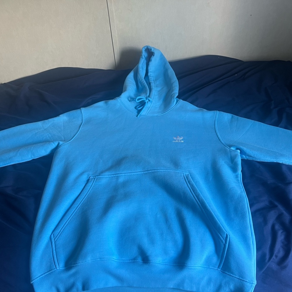 Adidas Blue Sweatshirt Hoodie